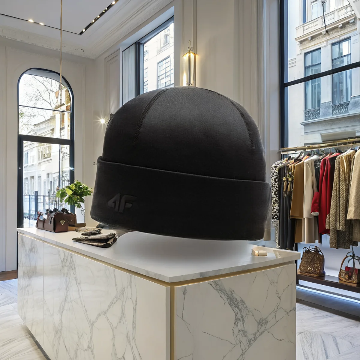 4F Functional Athletic Beanie - Black