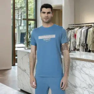 4F M304 Indigo T-Shirt - Men's