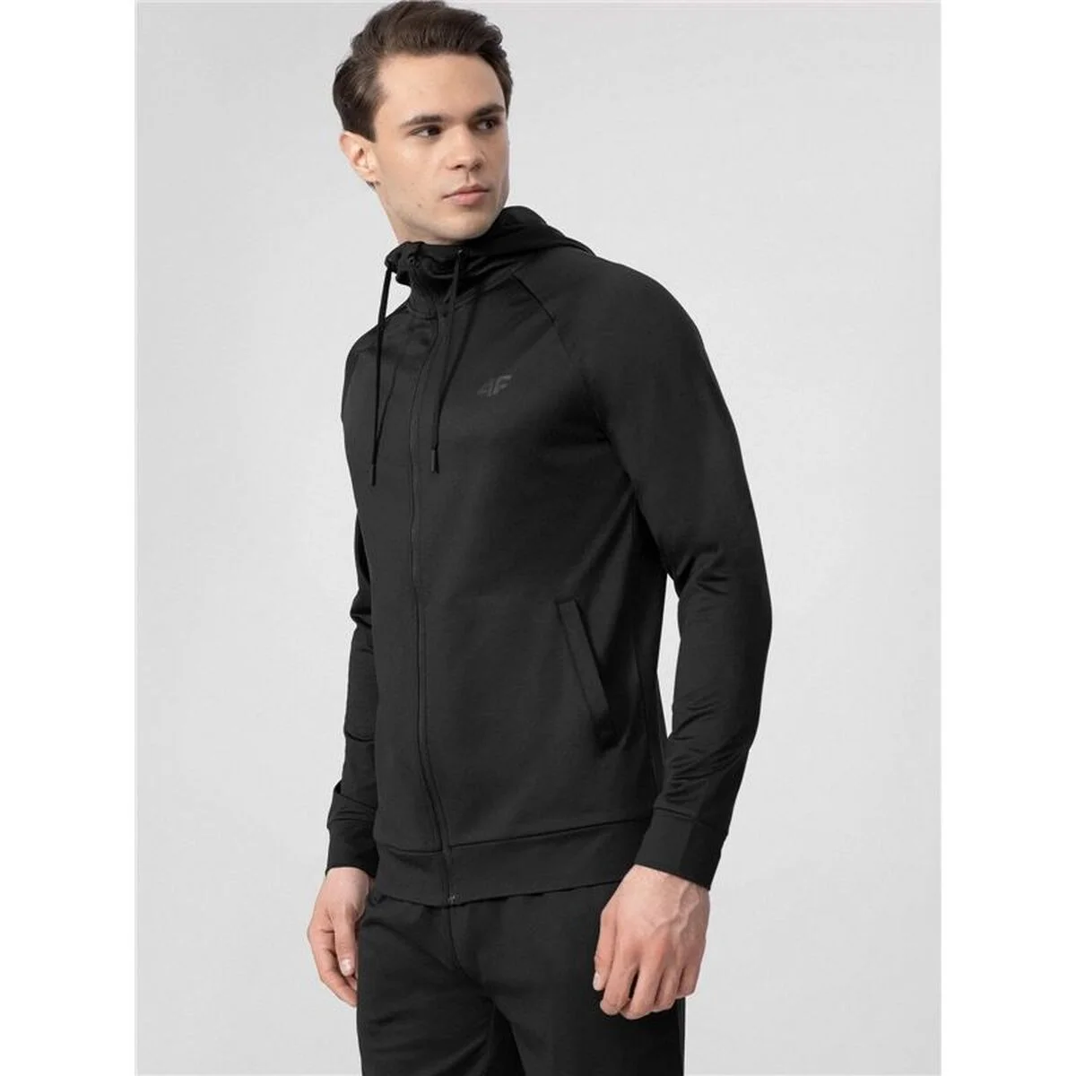 Classic Black Performance Hoodie - Image 3