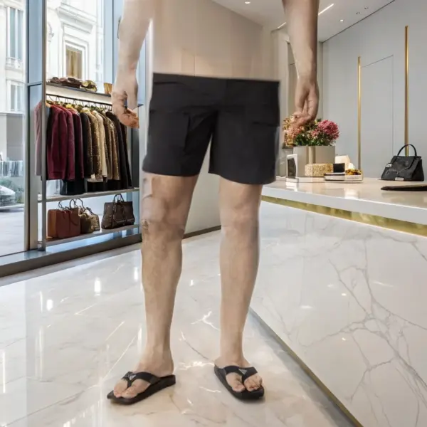 Columbia Black Athletic Shorts - Men's