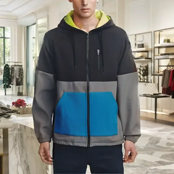 Hazard Multicolor Casual Hoodie