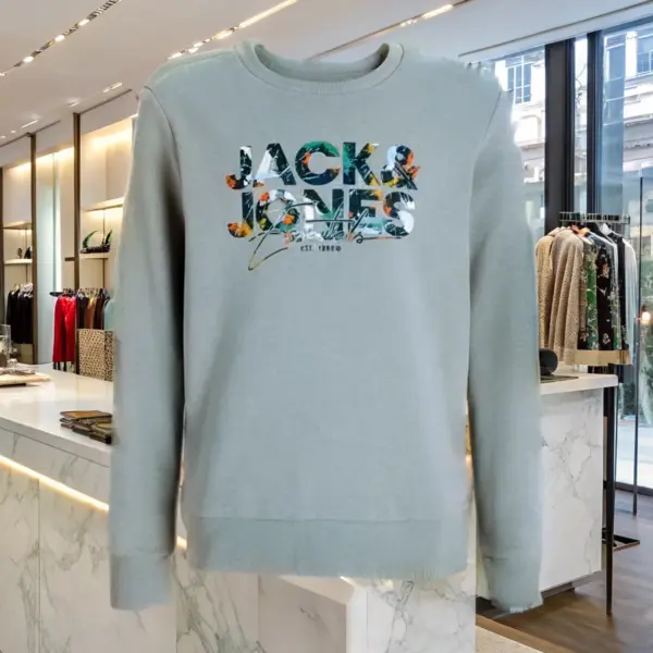 Jack & Jones Jjgeplas Crew Neck Sweatshirt - Blue