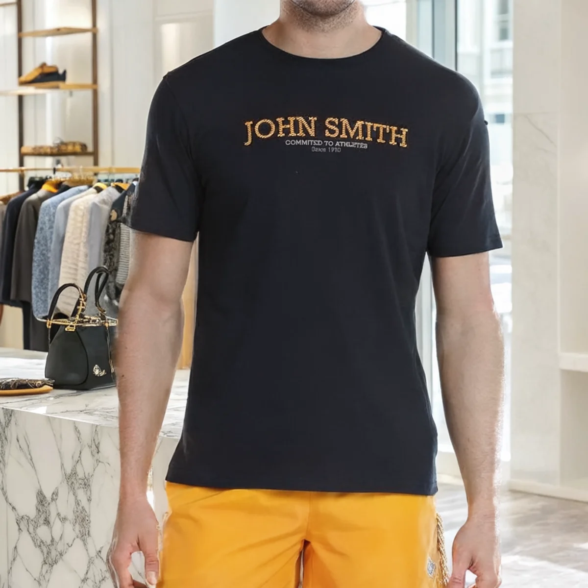 John Smith Efebo Black Casual T-Shirt