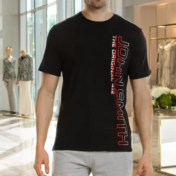 John Smith Jalde Black Short Sleeve T-Shirt