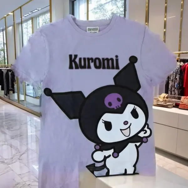 Purple Hello Kitty Character T-Shirt for Kids