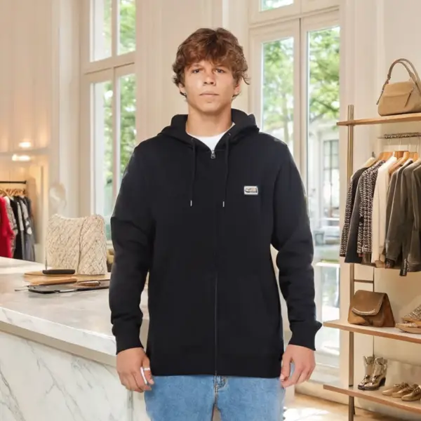 Rip Curl Horizon Zip Through Hoodie - Black